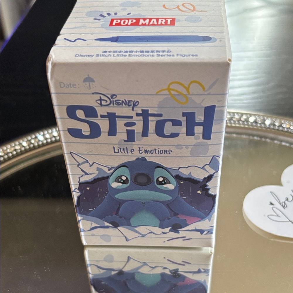 Disney Stitch Blue and White Collectible Box